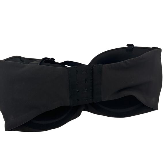 Skims Fits Everybody Strapless Bra Black Onyx NWT Size 34DDD - Picture 4 of 5